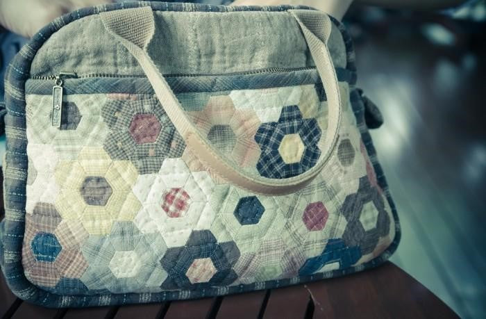 Quilted bags satchel