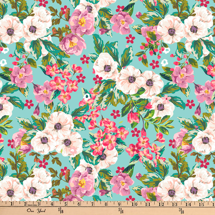 Floral Meadow Cotton Fabric