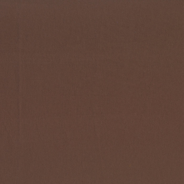 Solid Rich Brown Flannel Fabric