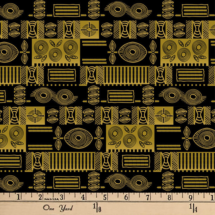 African Tribal Cotton Fabric