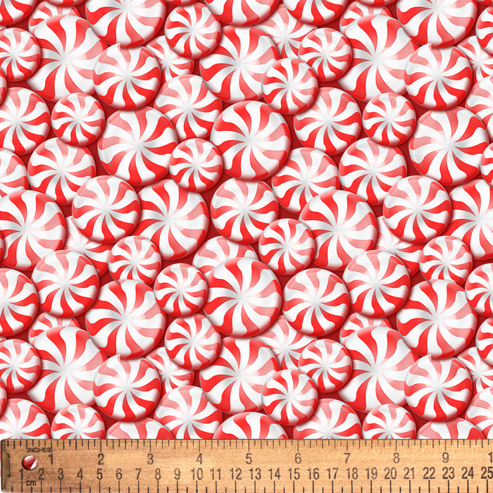 Candy Peppermints Cotton Fabric