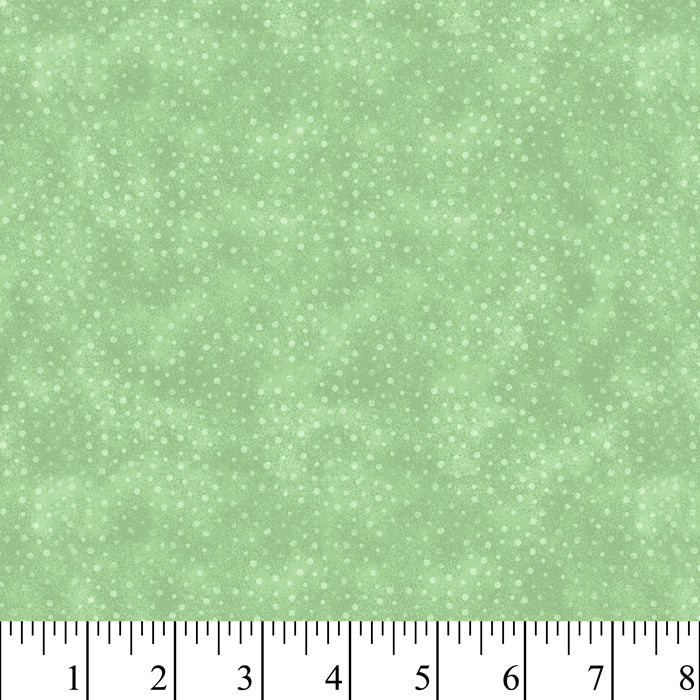 Misty Dots Jade Cotton Fabric