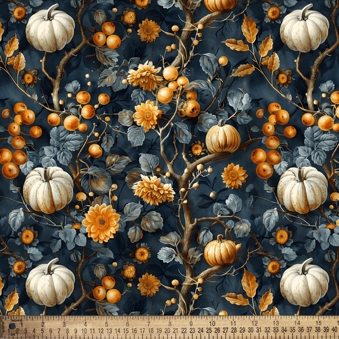Glamorous Pumpkins Cotton Fabric