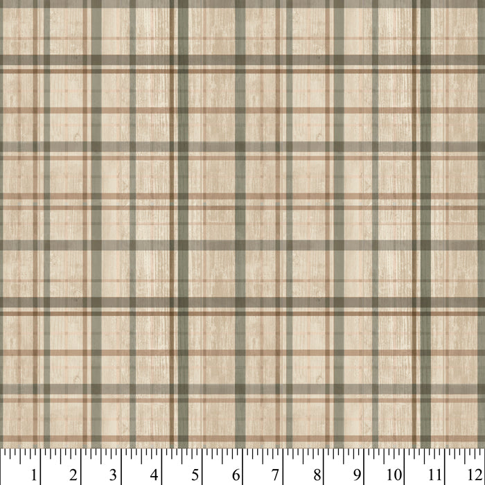 Woodland Plaid Cotton Fabric by the Yard