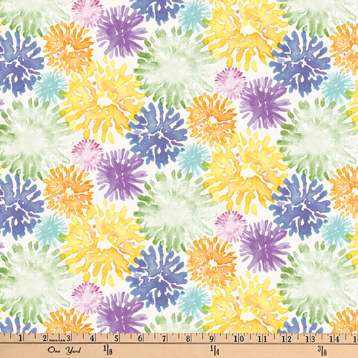 Floral Fireworks Cotton Fabric