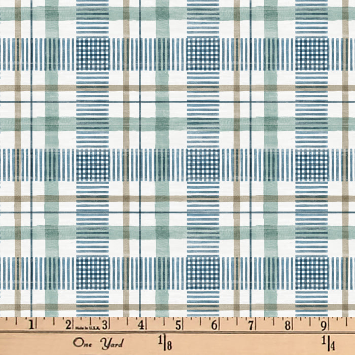 Lakeside Plaid Cotton Fabric