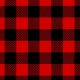 Red & Black Buffalo Plaid Flannel Fabric