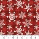 Christmas Snowflake Cotton Fabric Fat Quarter 