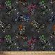 Motorcycles Cotton Fabric
