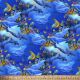 Dolphins Ocean Animals Cotton Fabric