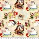 Snow White & The Seven Dwarves Vintage Disney licensed by David Textiles Digital Cotton Print Fabric
