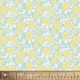 Yellow Rose Garden Cotton Fabric, 1 Yard Precut