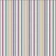 Vintage Multicolor Stripes Cotton Fabric by The Yard