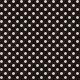Textured Dots Black Cotton Fabric
