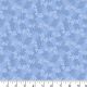 Eva Blooms Blue Cotton Fabric, 1 Yard Precut