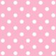Happy Dots Pink Flannel Fabric, 1.5-yard PRECUTS