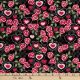 Hearts & Roses Digital Cotton Print Fabric