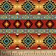 Southwest Sun Orange Cotton Fabric