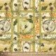 Wild Bees Patchwork Cotton Fabric