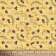 Wildflower Honey Bees Cotton Fabric