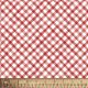 Gingham Criss Cross Cotton Fabric