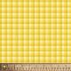 Checkered Gingham Yellow Cotton Fabric
