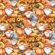 Gnome Autumn Cotton Fabric