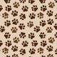 Pet Prints Flannel Fabric