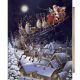 Here Comes Santa Panel Cotton Fabric