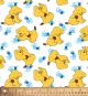 Spot the Dog Paw Prints Licensed By David Textiles Flannel Fabric