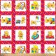 Spot the Dog Playful Patchwork Licensed By David Textiles Digital Cotton Print Fabric