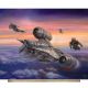 The Mandalorian Escort Star Wars by Thomas Kinkade Licensed by David Textiles Digital Print Cotton Fabric Panel