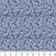Floral Swirls Blue Cotton Fabric by The Yard