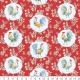 Rooster Ditsies Cotton Fabric by The Yard