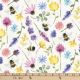 Bees 'n Flowers Cotton Fabric