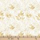 Golden Leaves Cotton Fabric