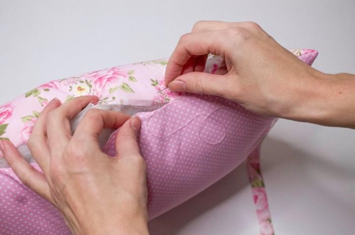 how to sew a pillow stitch
