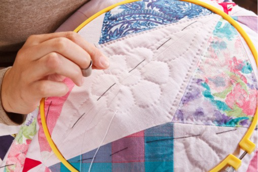 how to quilt by hand