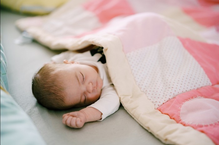what size is a baby quilt sleeping